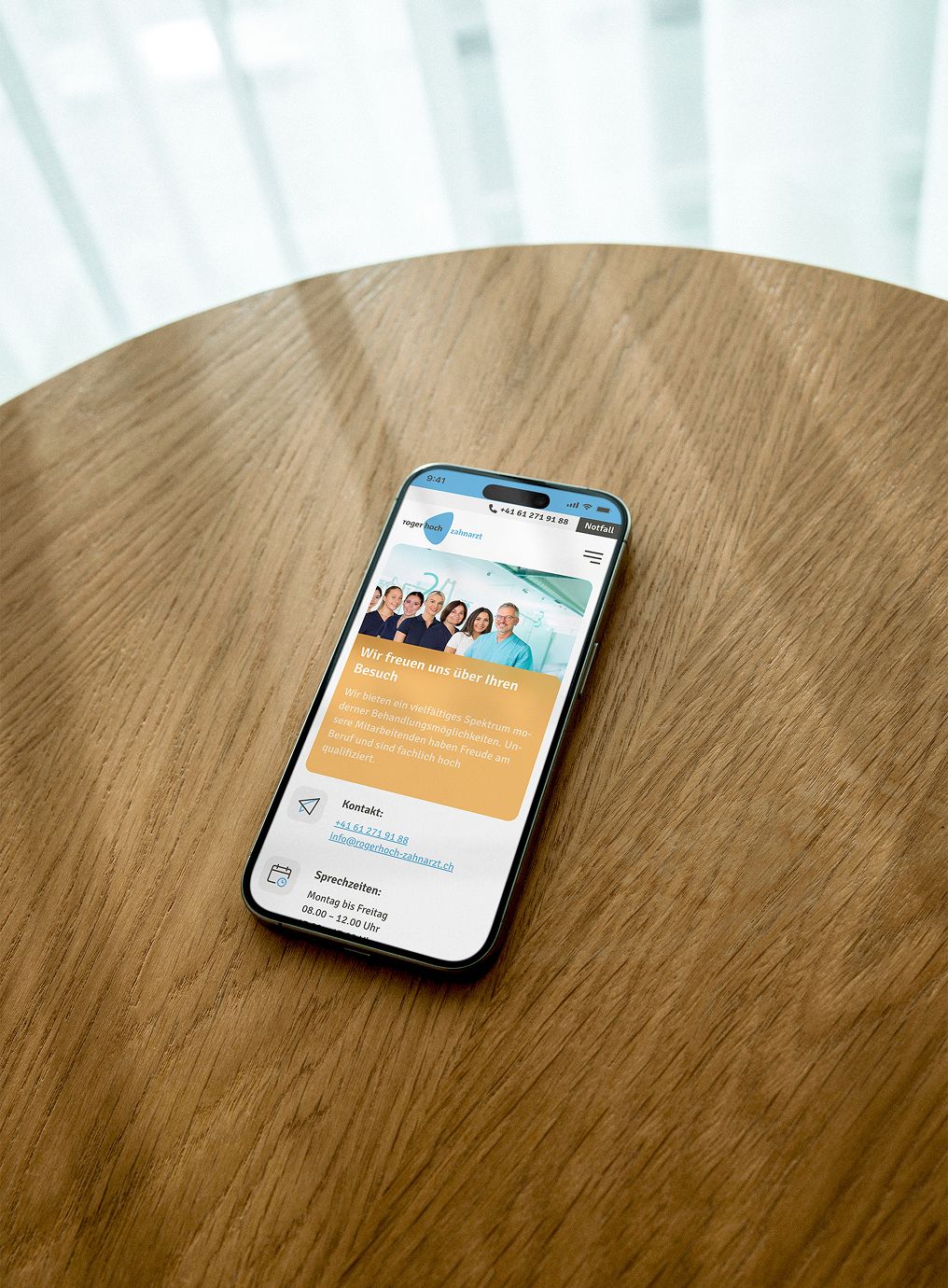 Roger Hoch Zahnarzt – Homepage