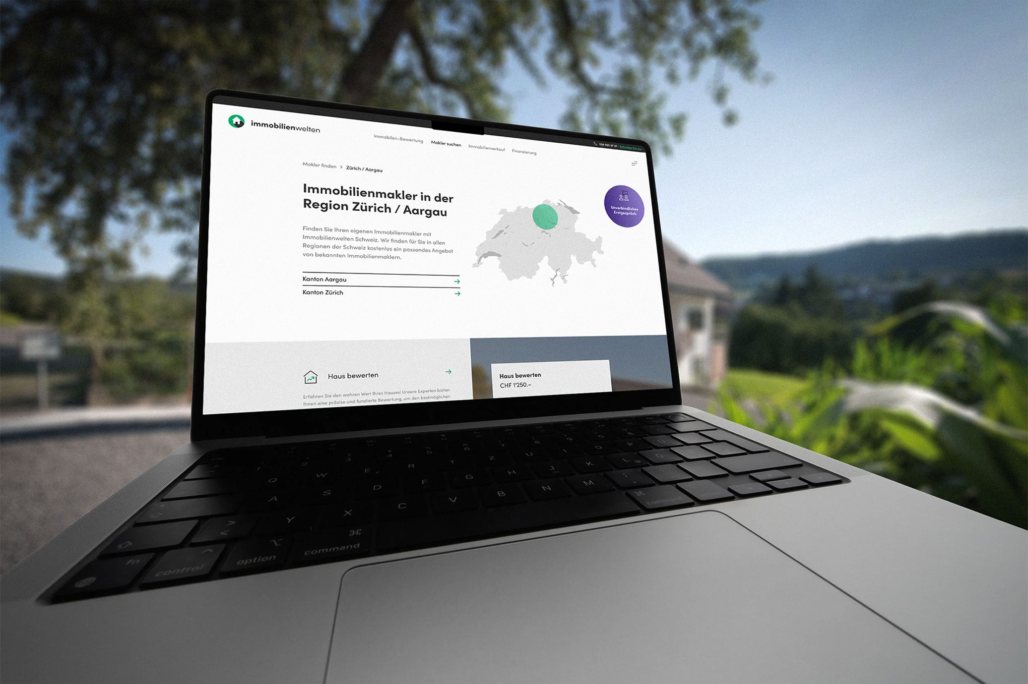 Online-Standortübersicht für Immobilien-Makler in der Schweiz 