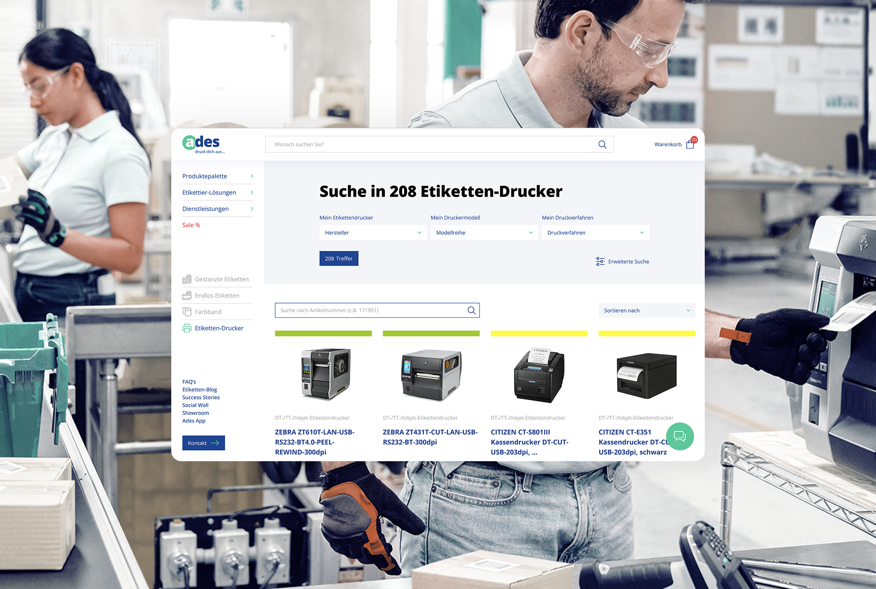 E-Shops, die verkaufen.