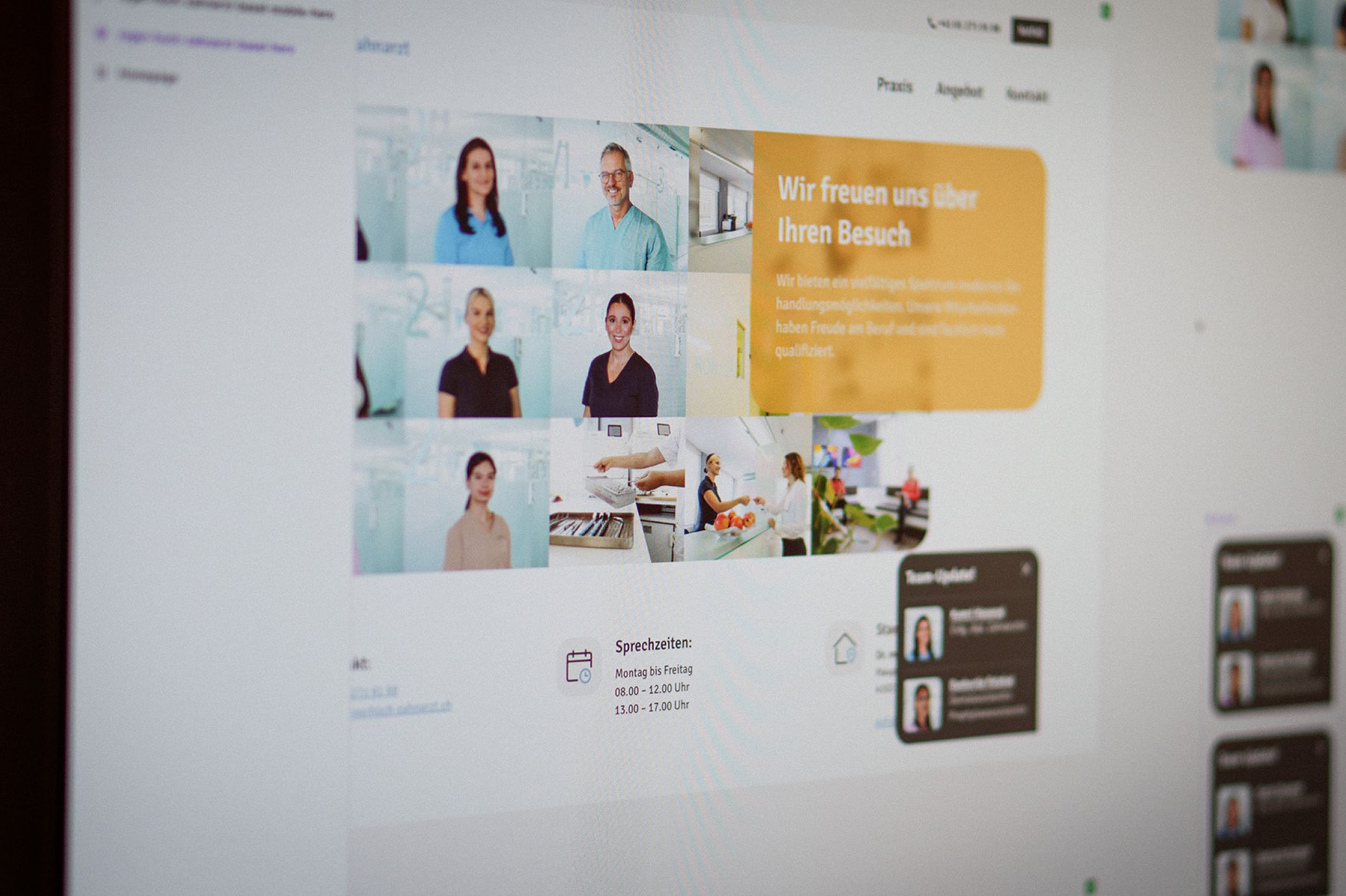 Redesign Website für Zahnarztpraxis