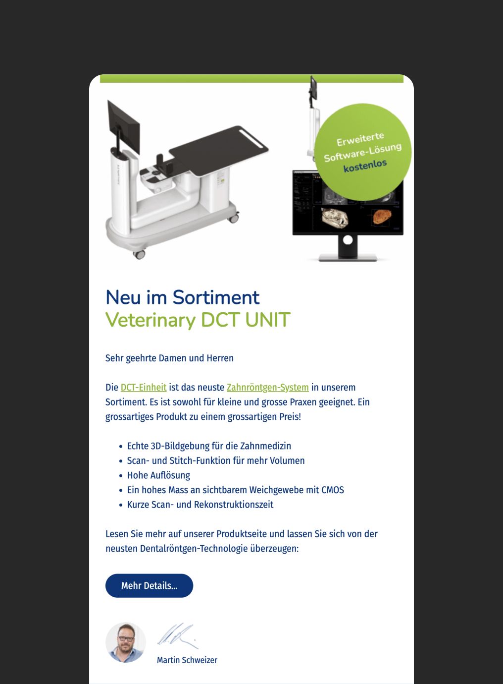 Mail-Newsletter im Corporate Design 