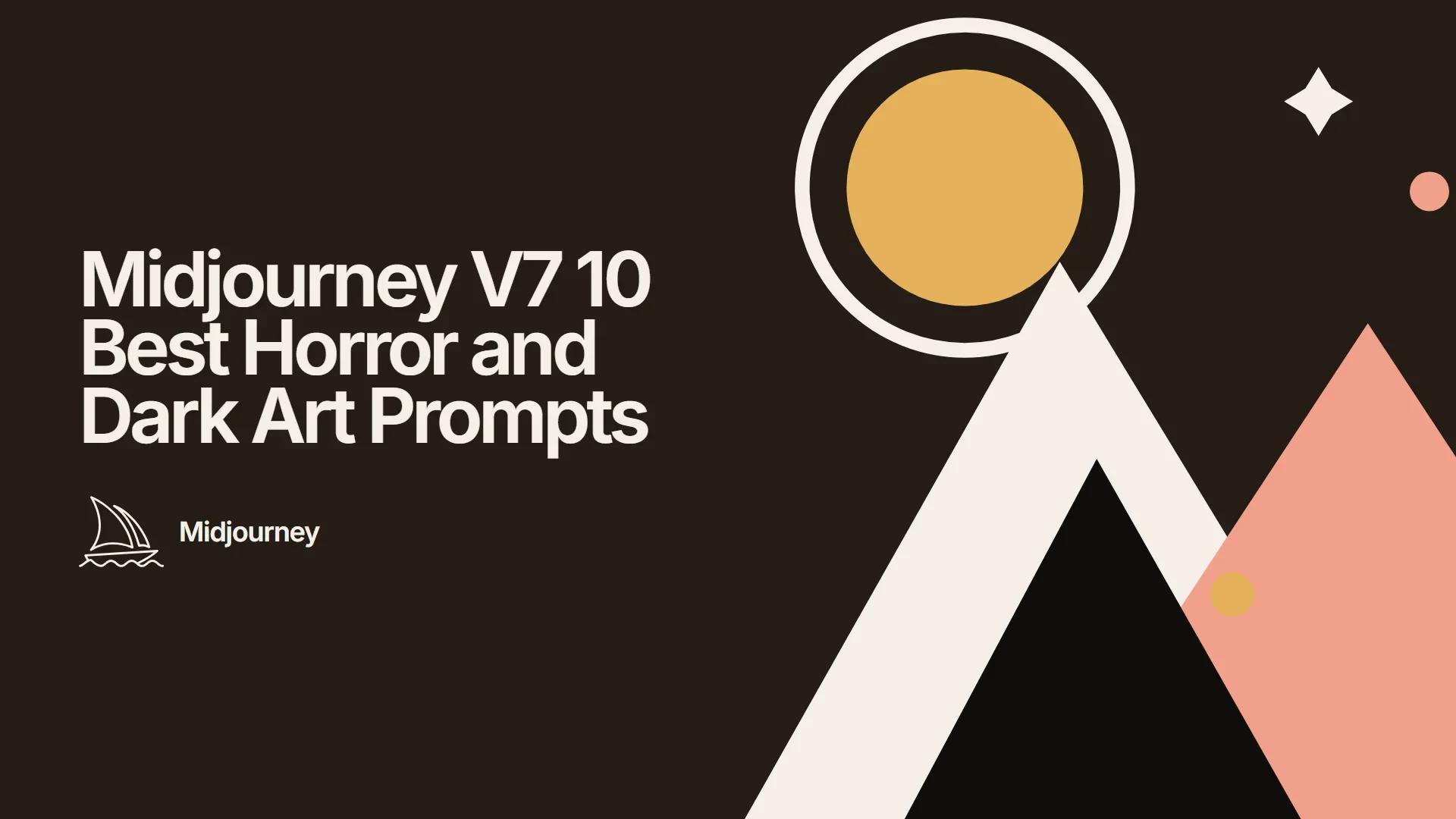 Midjourney V7 10 Best Horror and Dark Art Prompts