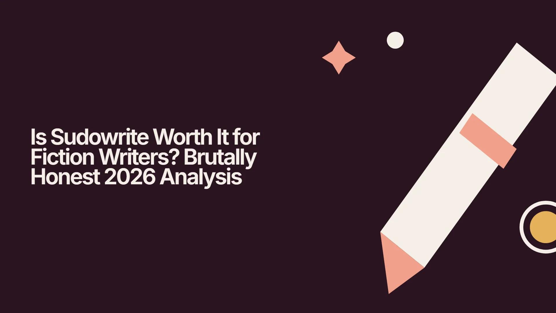Is Sudowrite Worth It for Fiction Writers? Brutally Honest 2026 Analysis