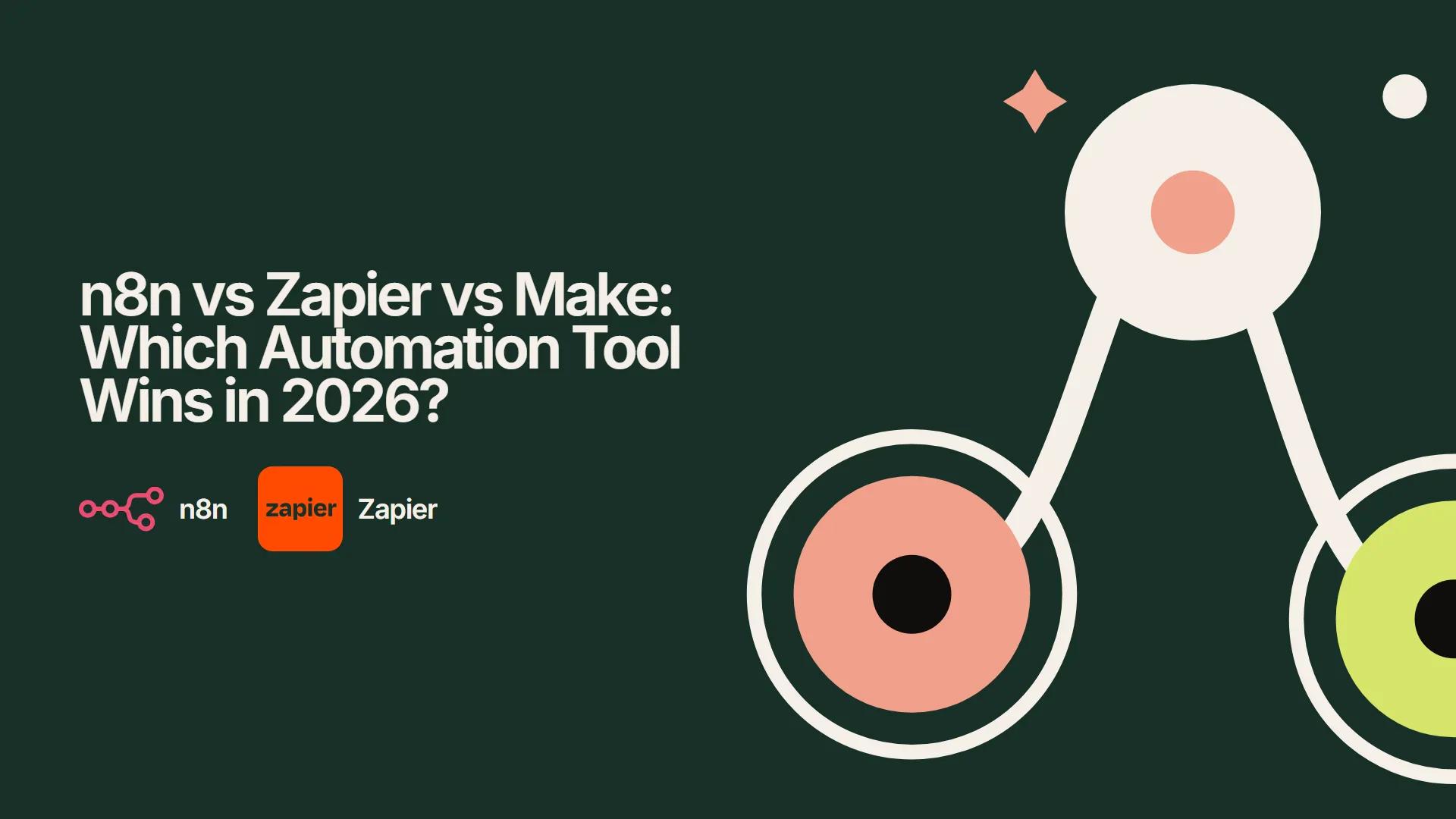 n8n vs Zapier vs Make: Which Automation Tool Wins in 2026?