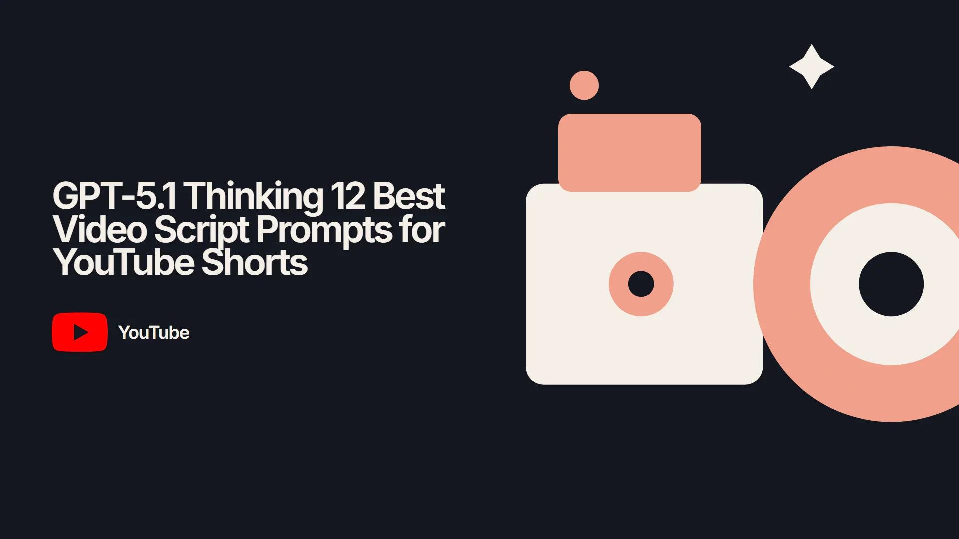 GPT-5.1 Thinking 12 Best Video Script Prompts for YouTube Shorts