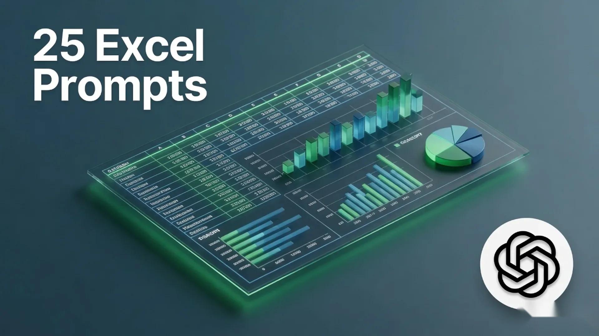 Excel Formulas with ChatGPT: 25 Prompts for Data Analysis in 2026