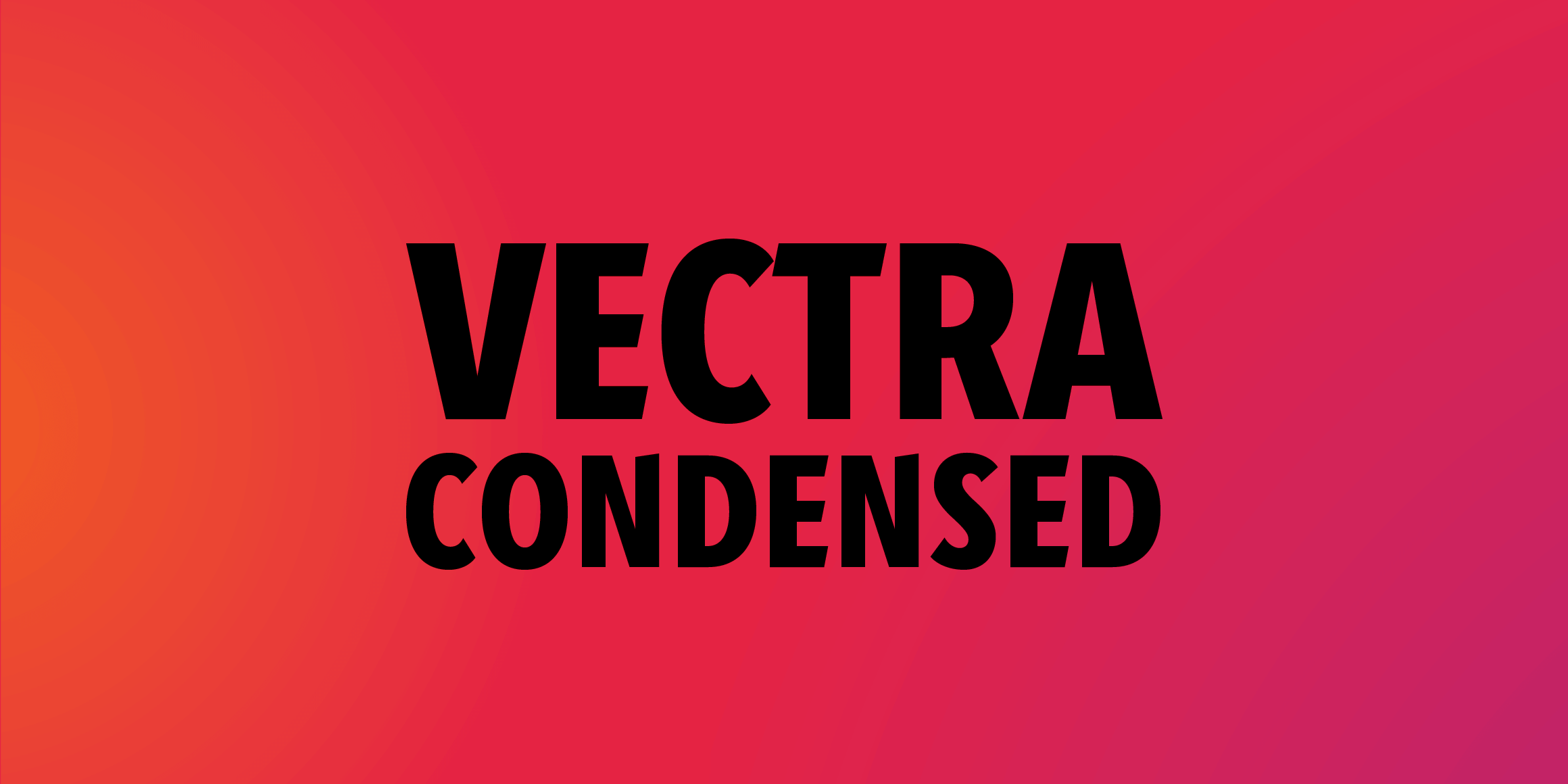 Vectra Sans Condensed - Image 1