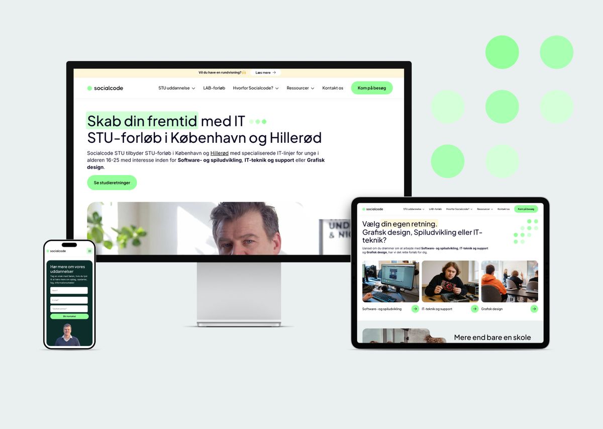 Socialcode website UX/UI design by Sumsar Studio