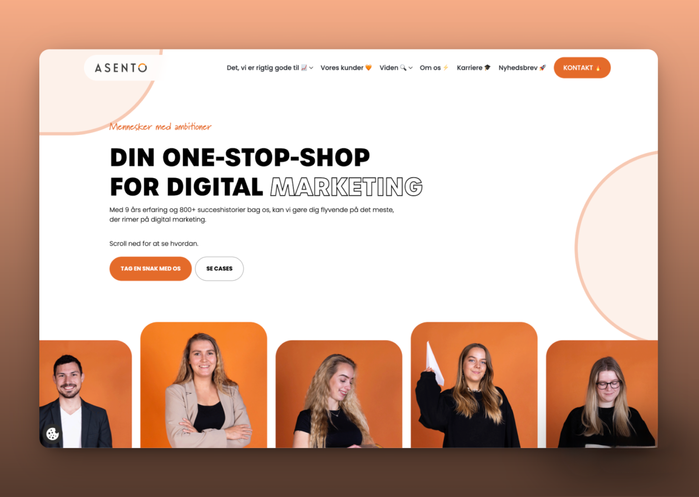 Asento website design by Sumsar Studio