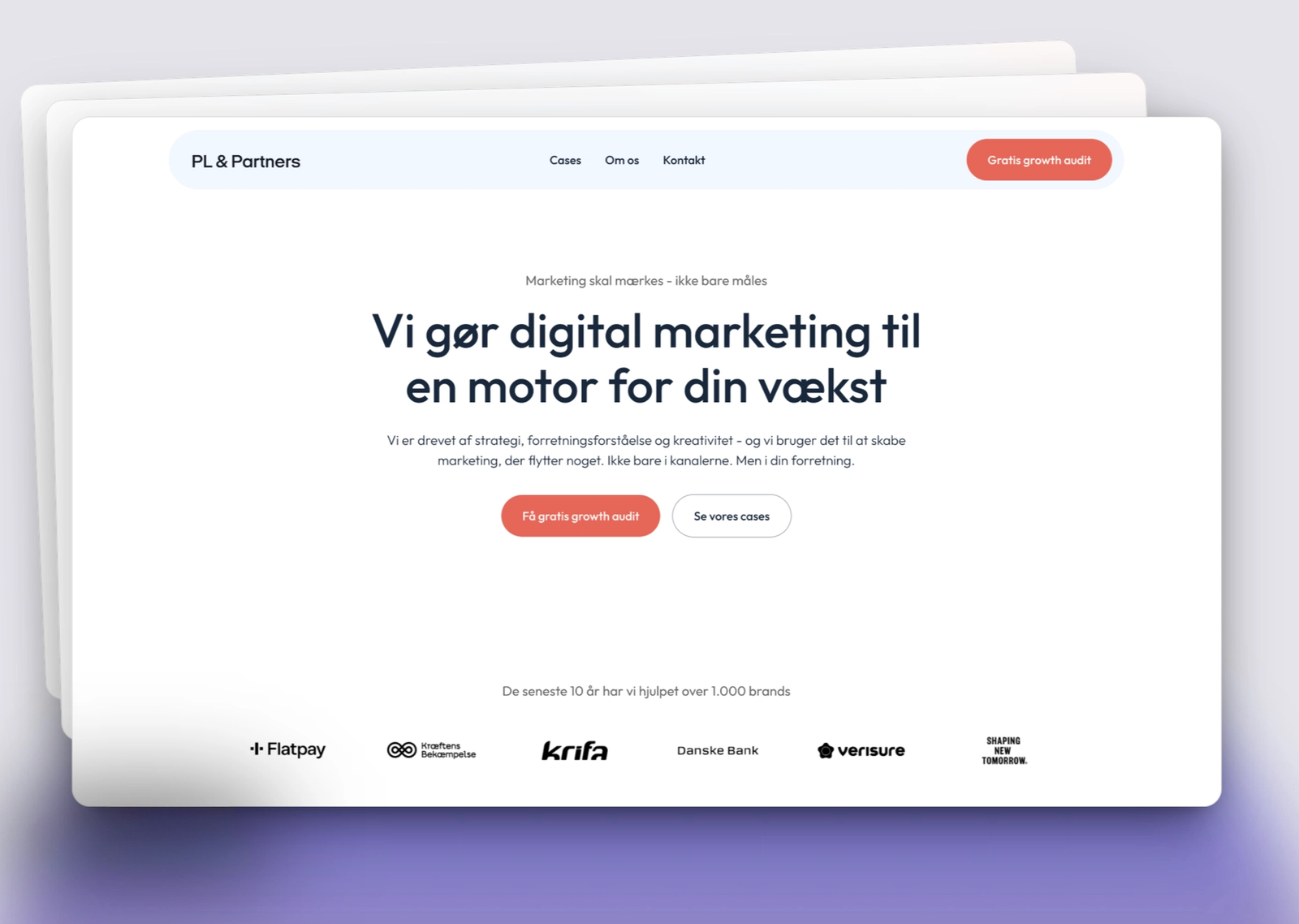 PL & Partners website design by Sumsar Studio