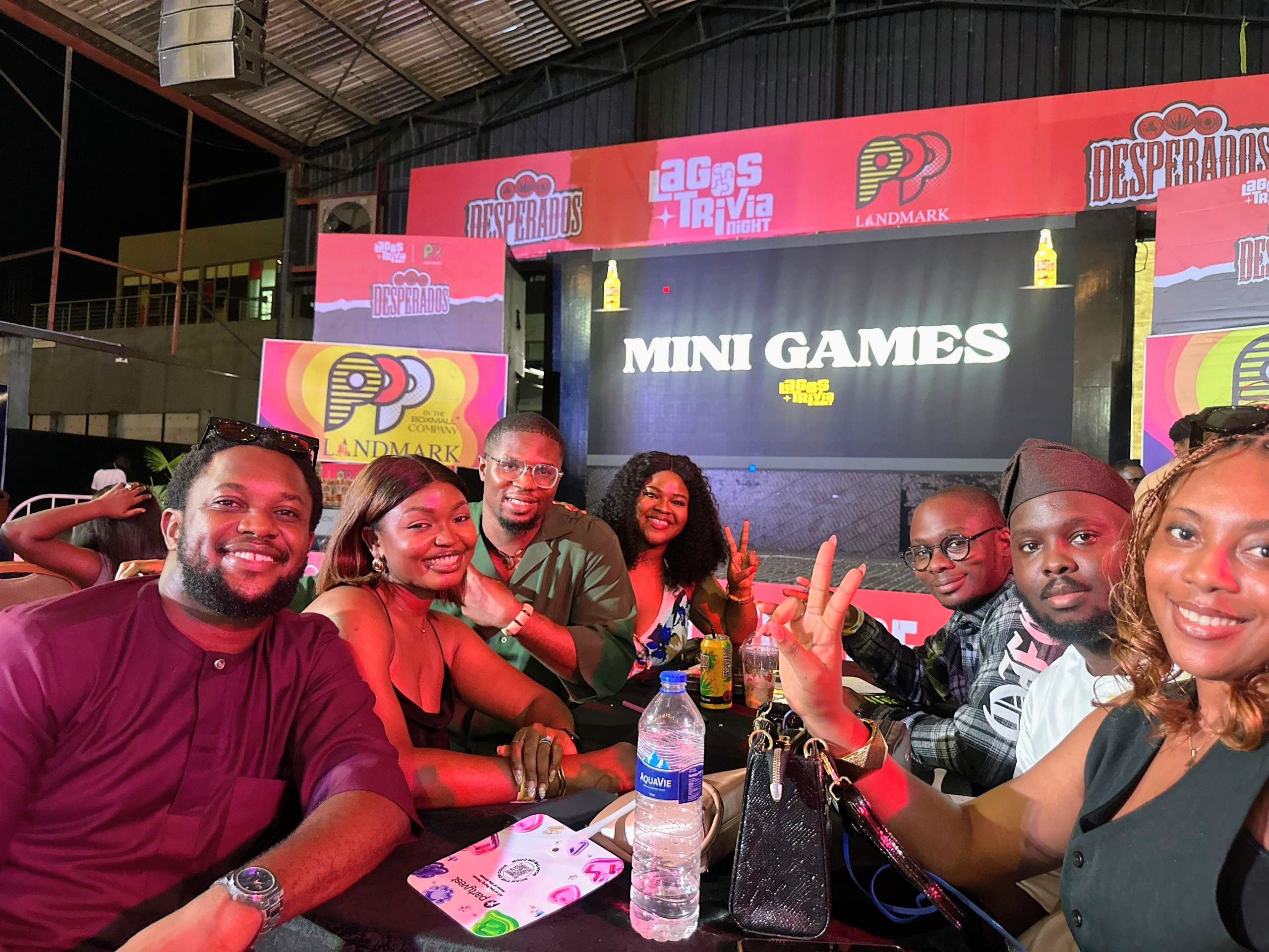 Jacko Africa team members smiling together at a game night