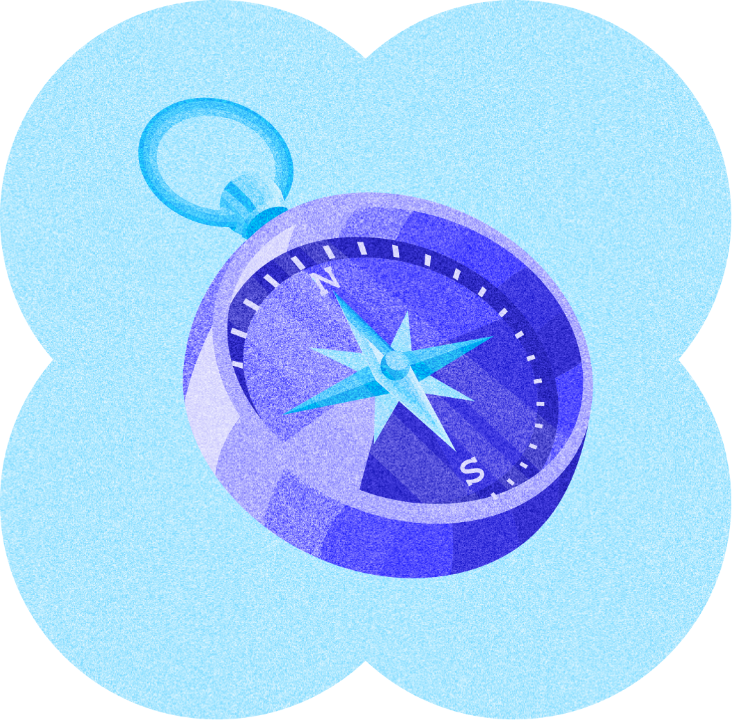 Compass illustration