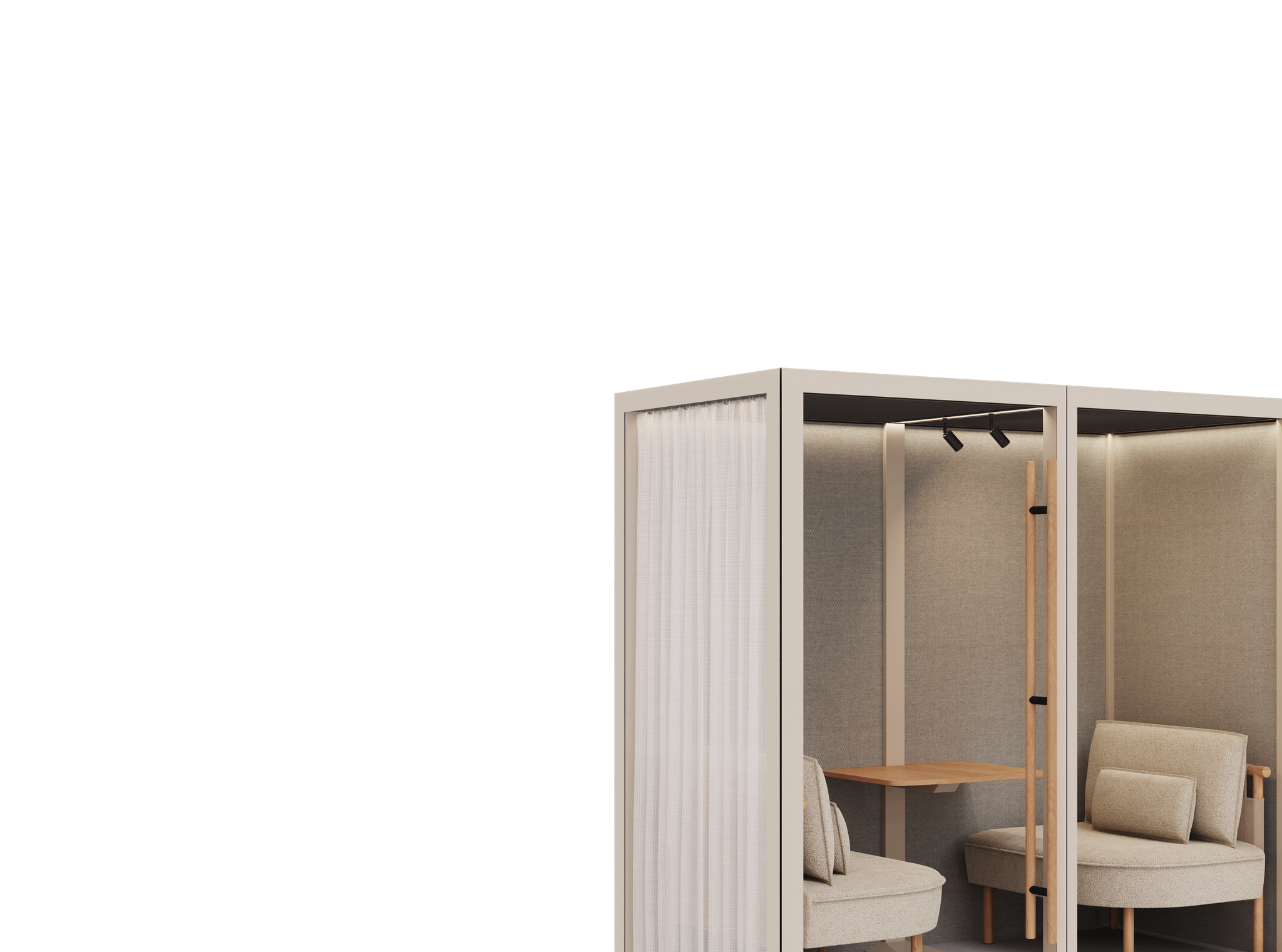 Quick installation, so your space is ready to use almost immediately