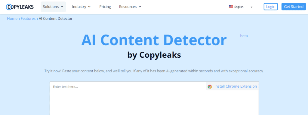 Copyleaks AI Content Detector