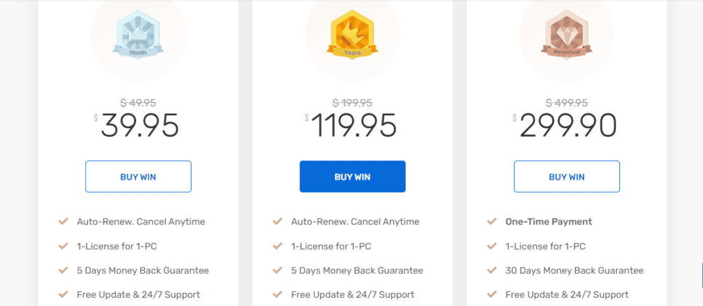 AVCLabs Video Enhancement AI Pricing