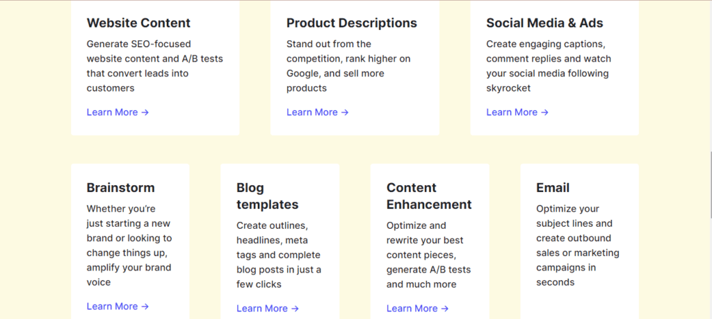 Copysmith Use Cases