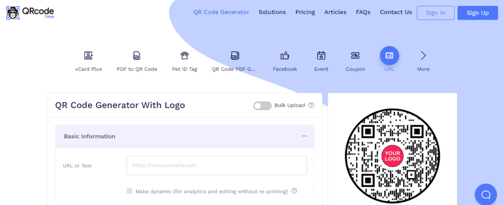 QR Code Chimp