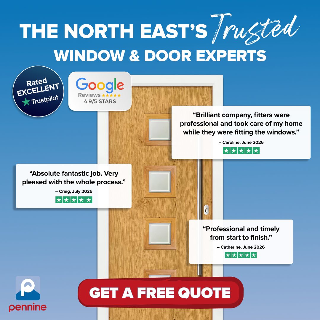 A paid social ad we made for Pennine Home Improvements