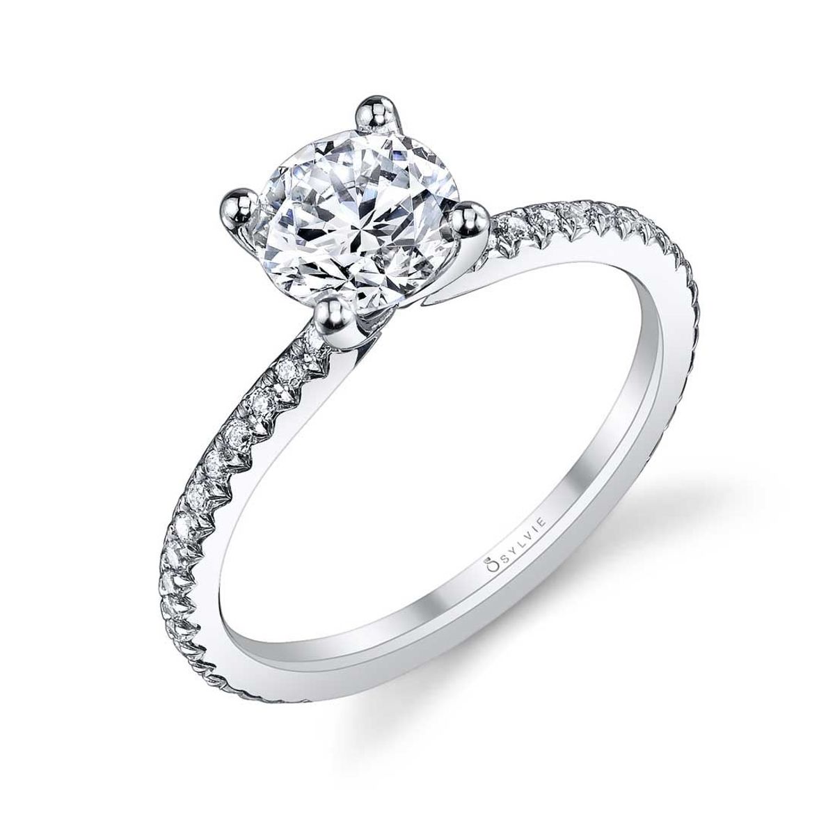 Round Engagement Ring - photo 3