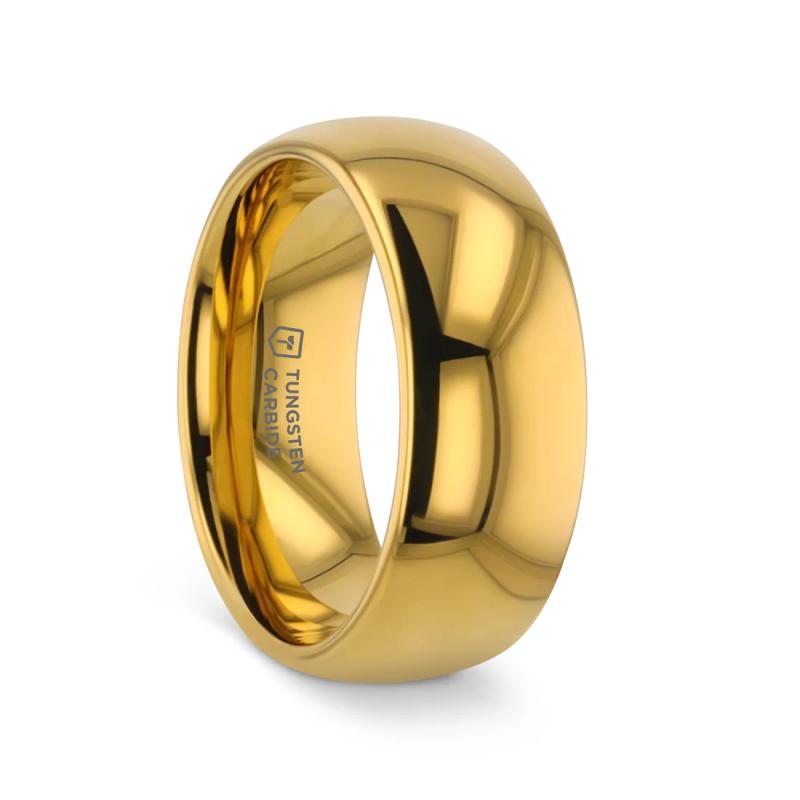 Gold Tungsten Men's Band