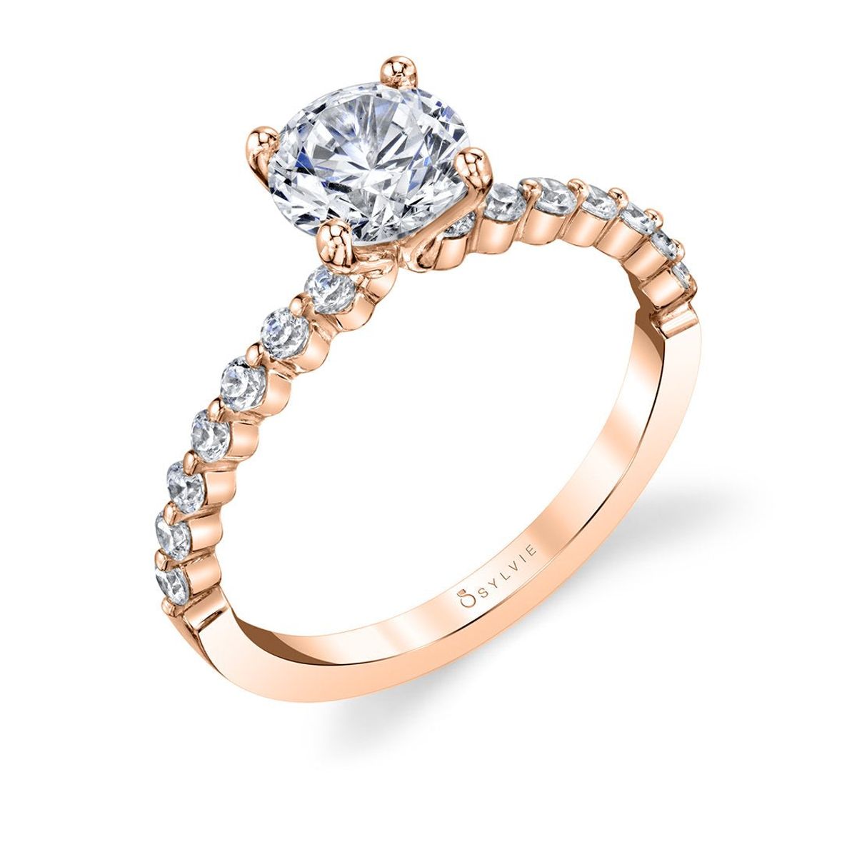 Round Engagement Ring