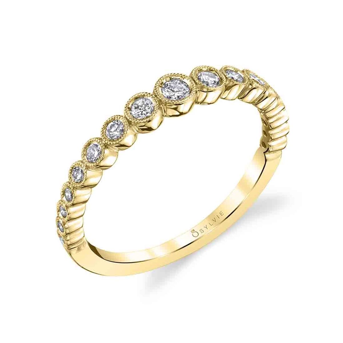 Stackable Wedding Band - photo 3