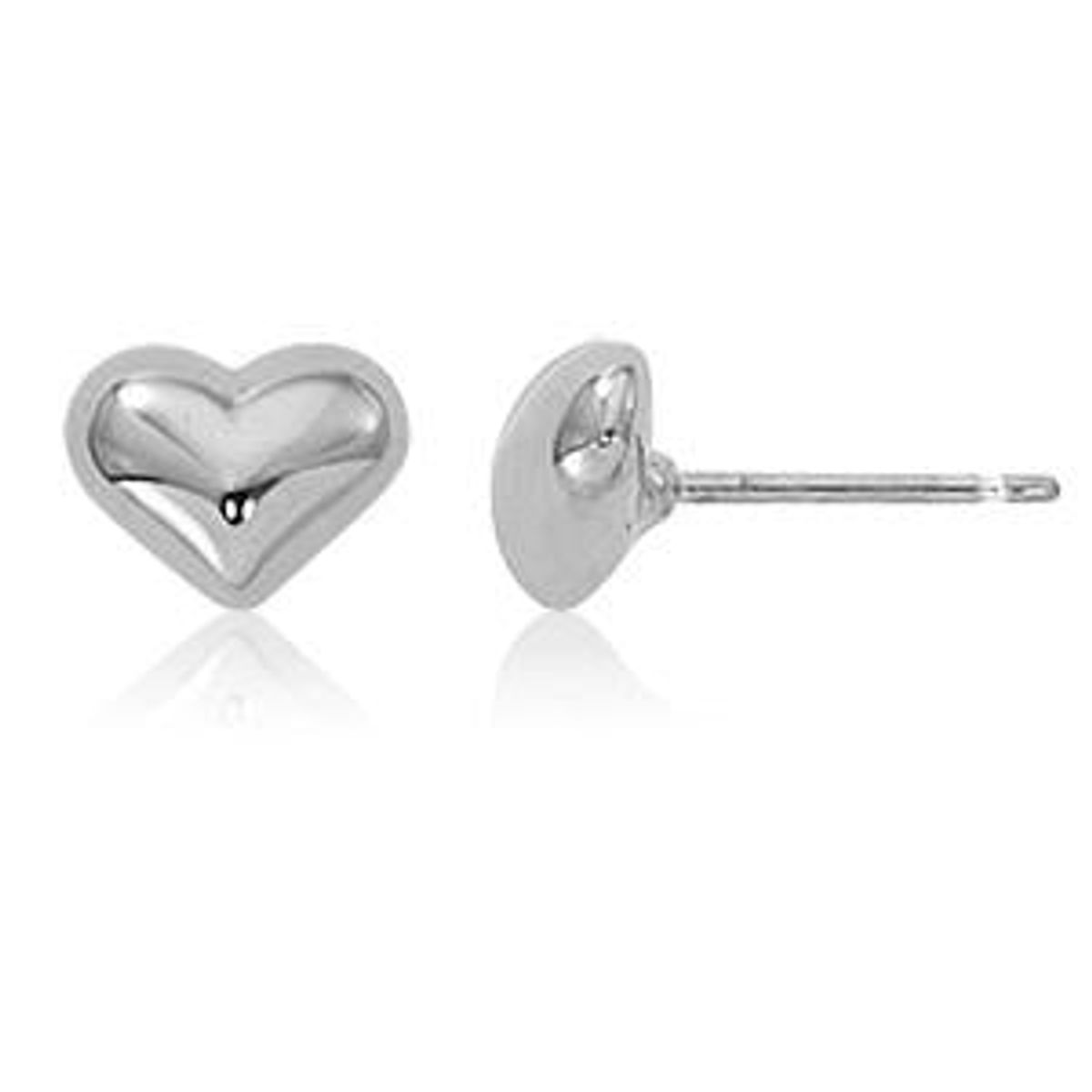 Sterling Silver Heart Earrings