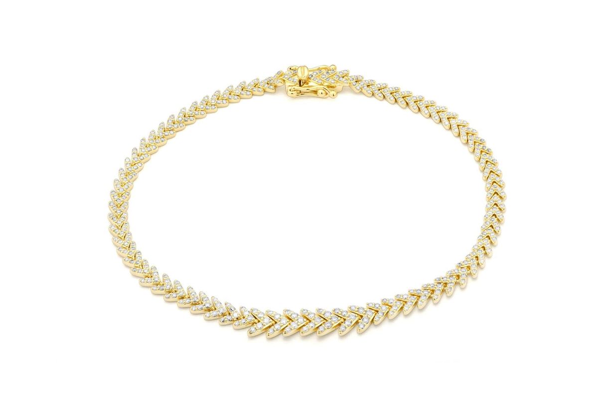 Diamond Feather Bracelet - photo 3