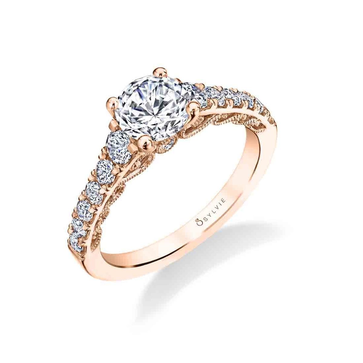 Round Vintage Engagement Ring - photo 3
