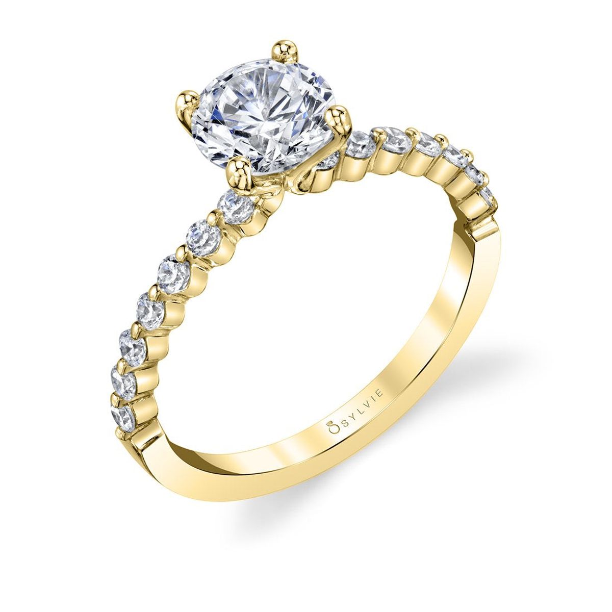 Round Engagement Ring - photo 3