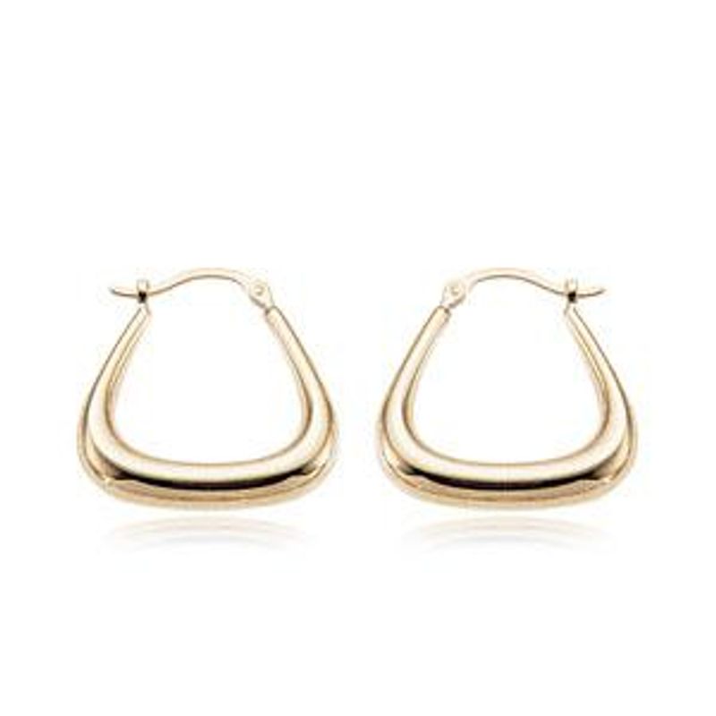 Yellow Gold Hoop Earrings