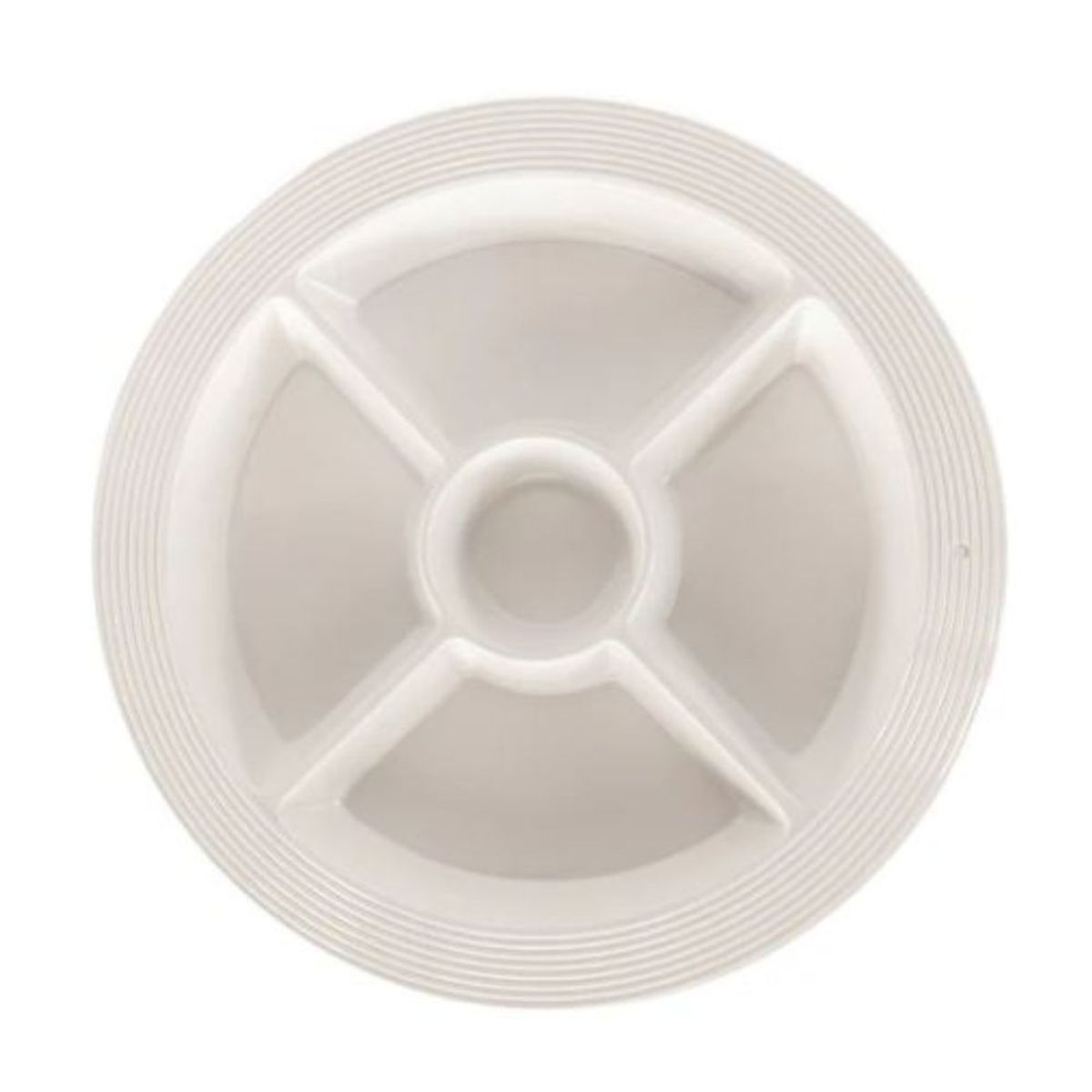 Pinstripes Melamine Divided Dish