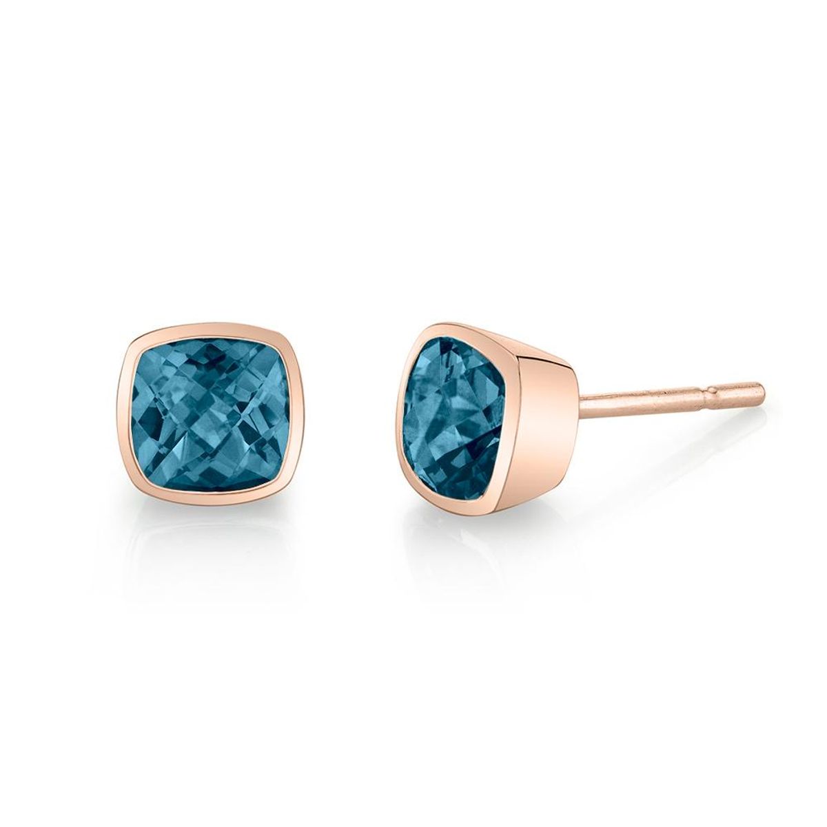 Blue Topaz Earrings