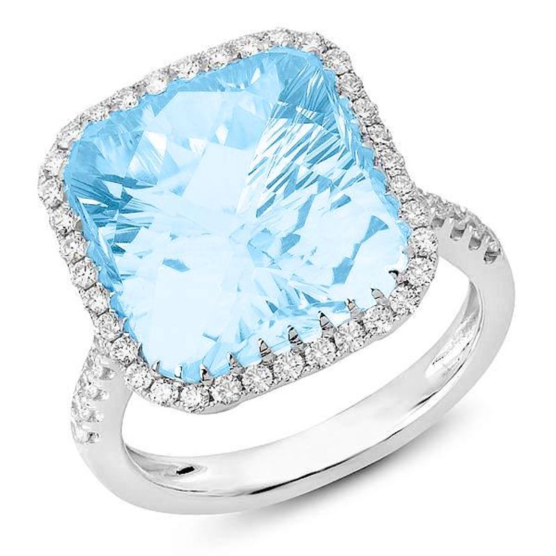 Sky Blue Topaz Ring