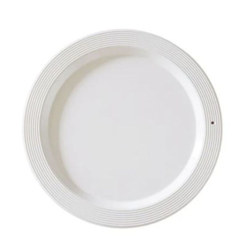 Pinstripes Melamine Round Platter