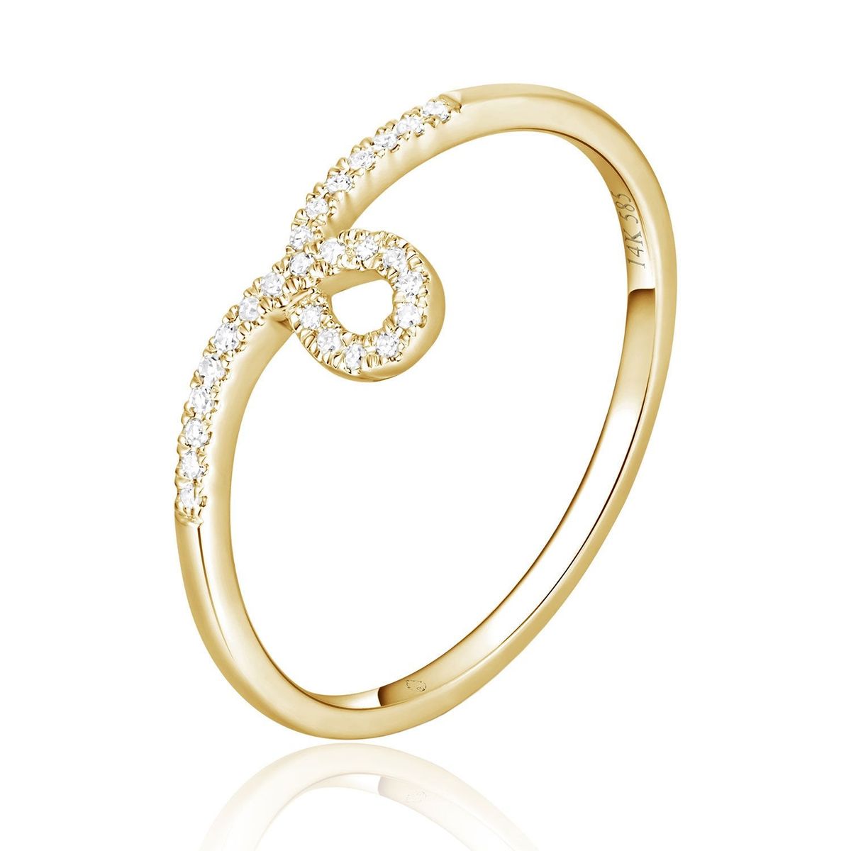 Diamond Loop Ring - photo 2