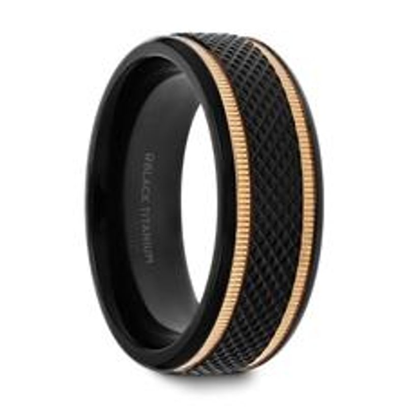Black Titanium Men's Band