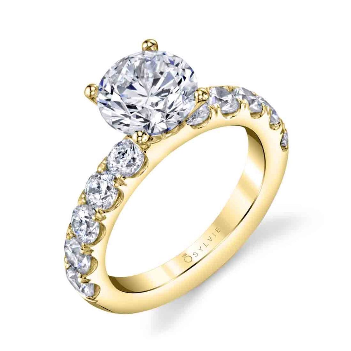 Round Engagement Ring - photo 3