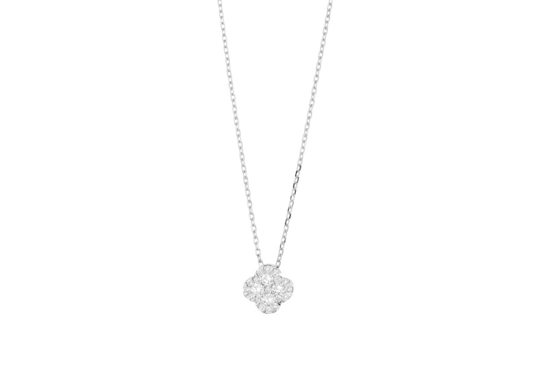 Diamond Clover Pendant