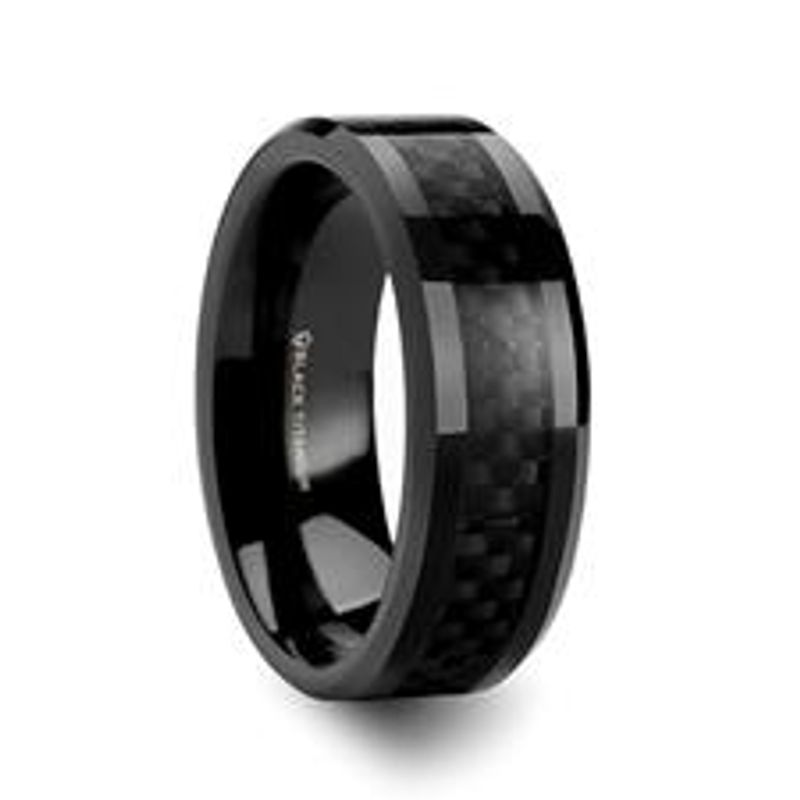 Black Titanium Men's Band
