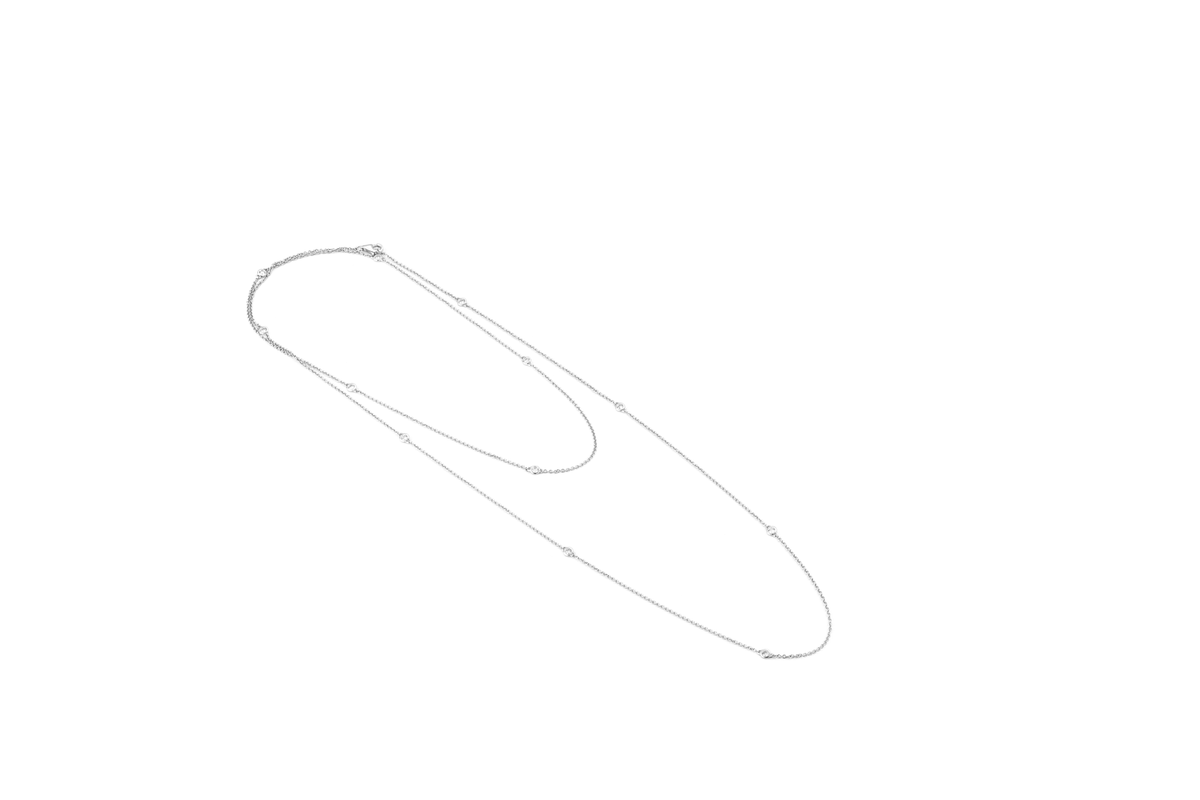 Diamond Station Necklace - photo 2