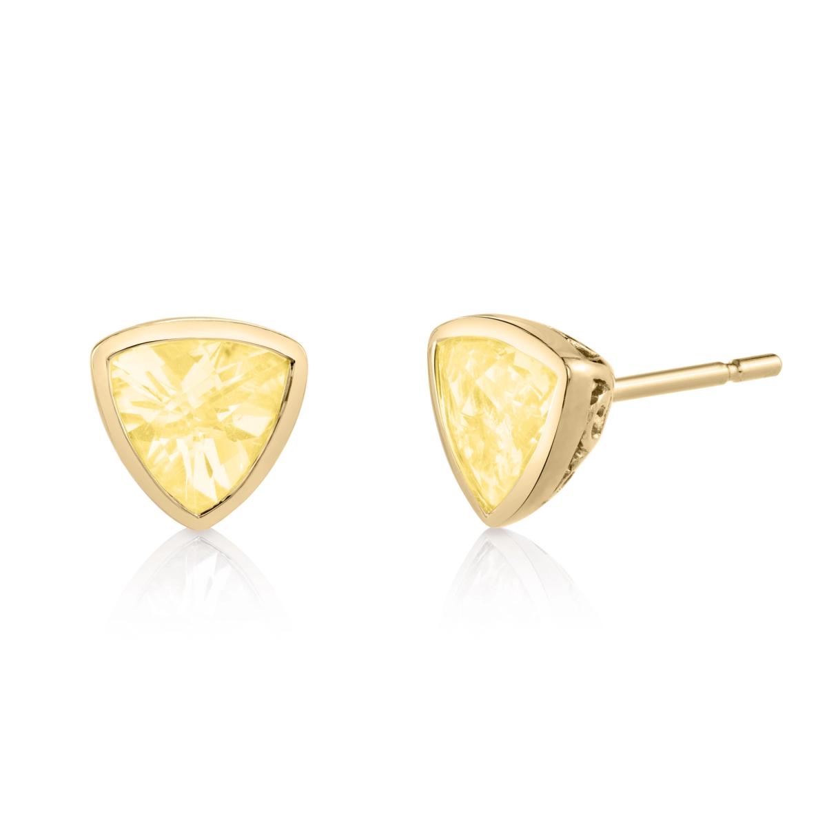 Citrine Stud Earrings