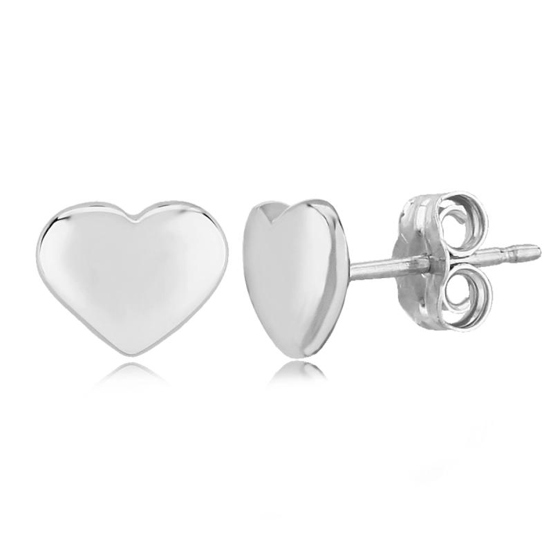 Sterling Silver Heart Earrings