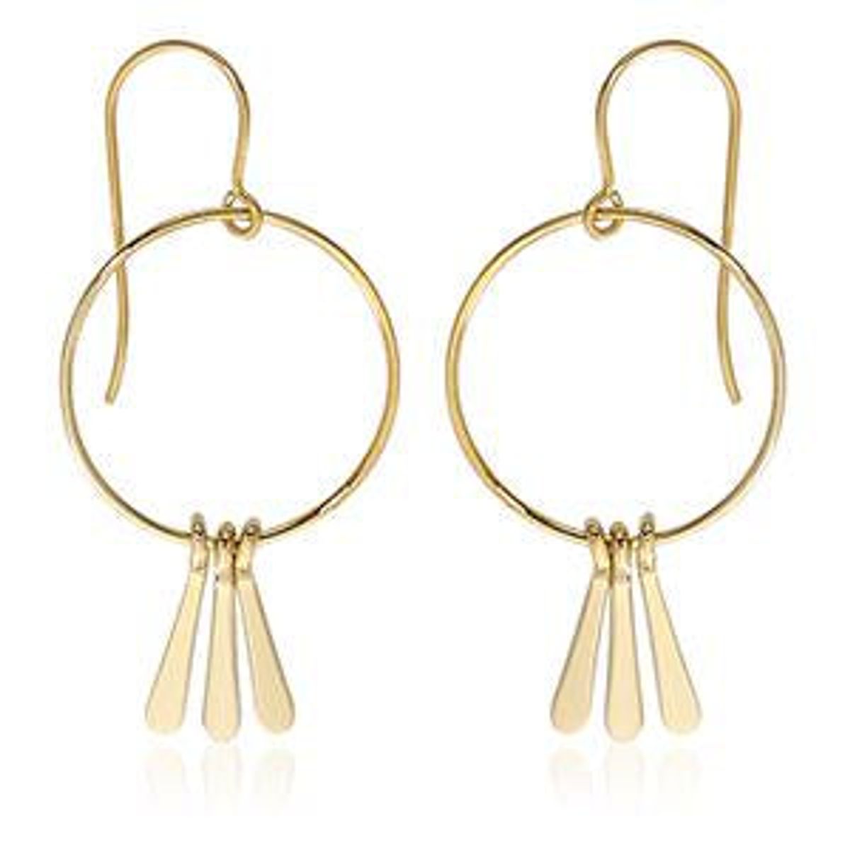 Yellow Gold Hoop Earrings