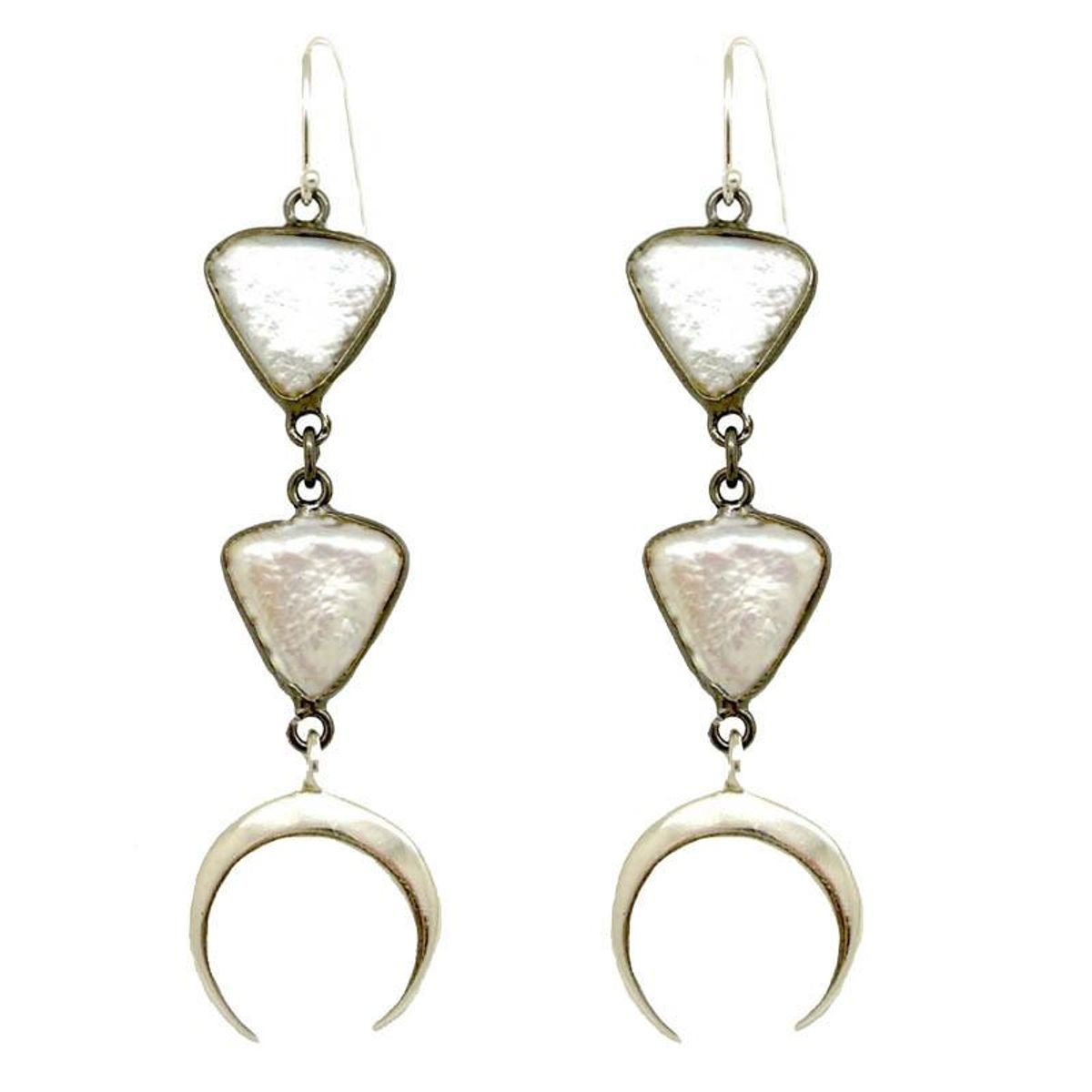Over The Moon Earrings