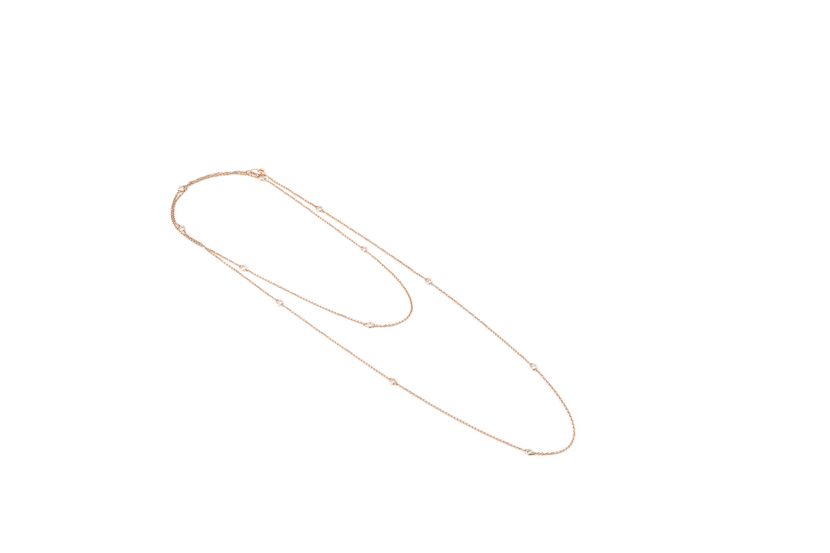 Diamond Station Necklace