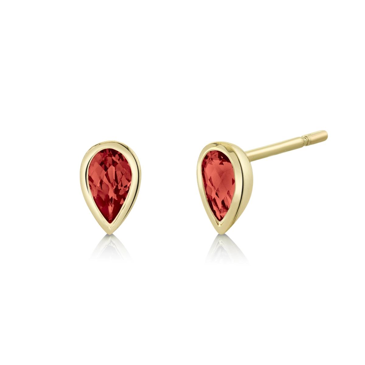 Garnet Stud Earrings
