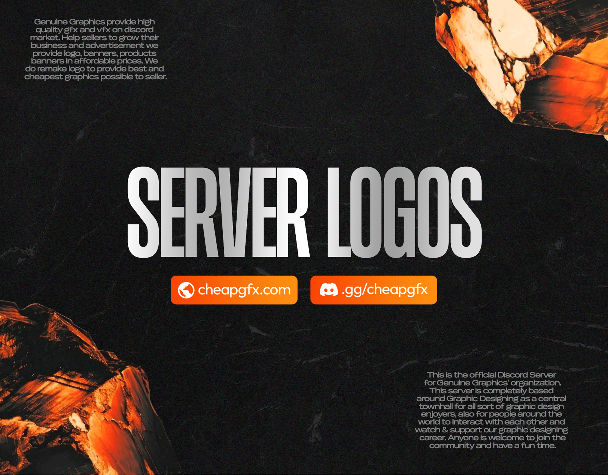 Stunning Server logos for Server Branding.