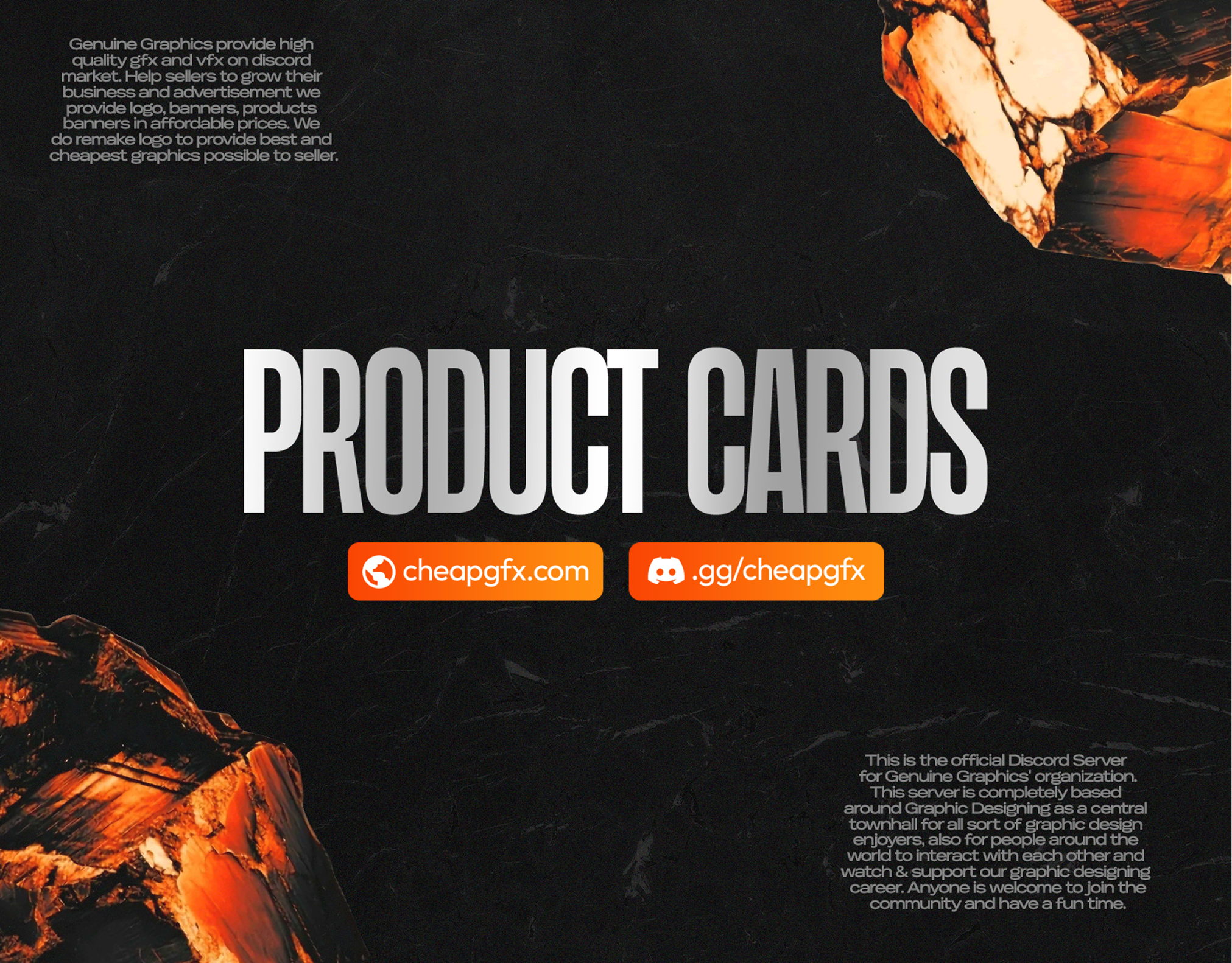 Stunning Product cards for your store.