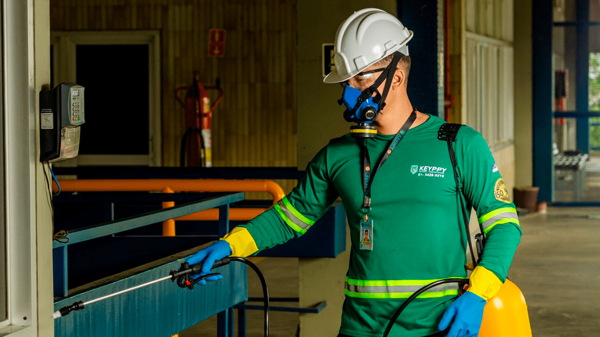 Serviço de controle de pragas